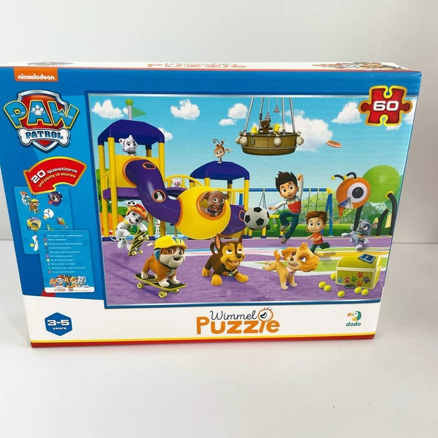 Пазлы 60 элементов Щенячий патруль Paw Patrol. На прогулке (вимельпазл с заданиями) 200453 Додо Dodo - Фото 1 Пазлы 60 элементов Щенячий патруль Paw Patrol. На прогулке (вимельпазл с заданиями) 200453 Додо Dodo - изображение 1