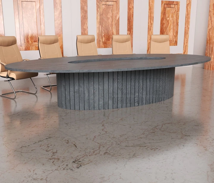 Стіл переговорів Mister Loft Аделіна на 18-20 осіб Залізний Камінь 540x140 см Залізний Камінь - - - изображение 3