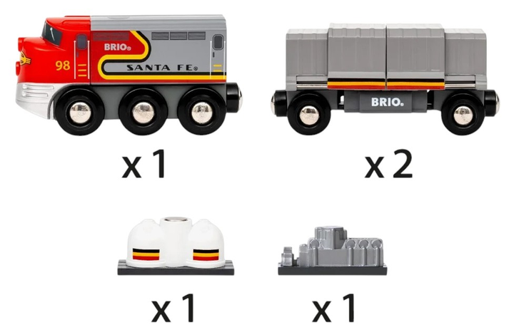 Поїзд для залізниці Brio 36089 Pociąg Santa Fe (7312350360899) - зображення 3