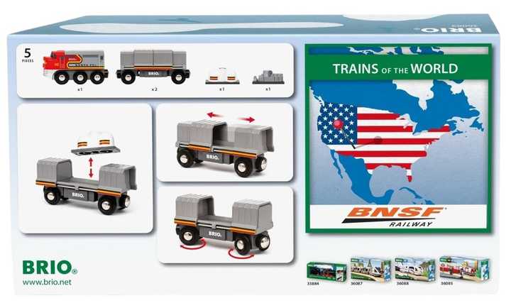 Поїзд для залізниці Brio 36089 Pociąg Santa Fe (7312350360899) - зображення 5