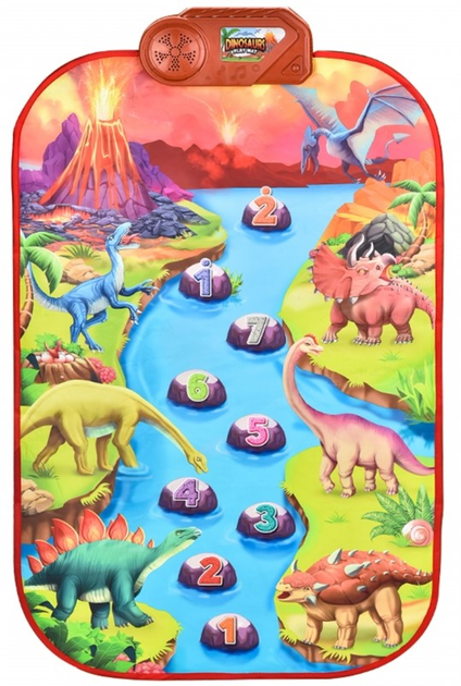 Mata muzyczna Woopie Dinozaury XL (5906280653385) - obraz 2