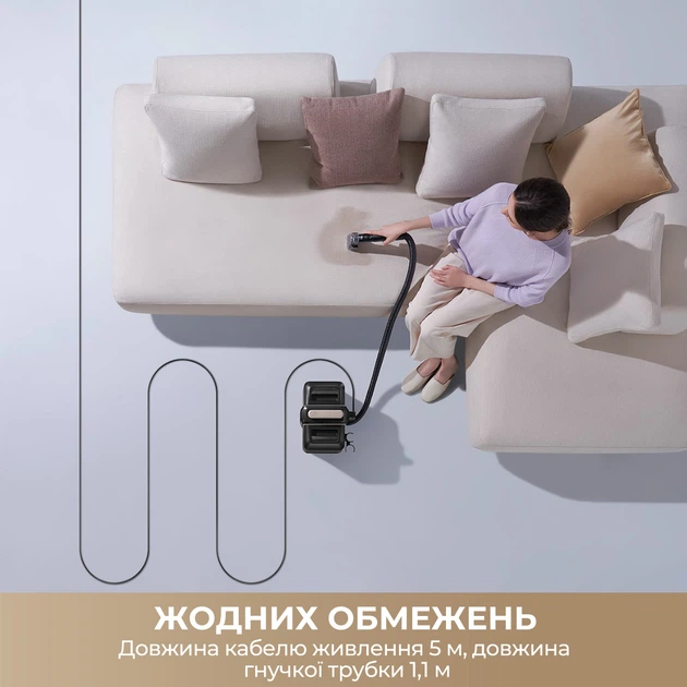 Моющий пылесос для ковров и тканей Dreame N10 (N10-BL) - Фото 6 Моющий пылесос для ковров и тканей Dreame N10 (N10-BL) - изображение 6