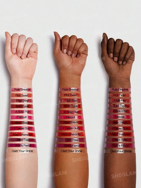 Глянцева помада Sheglam Mirror Kiss High-Shine Lipstick Bold Type - Фото 2 Глянцева помада Sheglam Mirror Kiss High-Shine Lipstick Bold Type - изображение 2