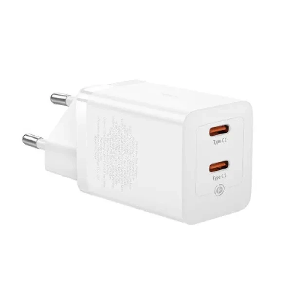Зарядное Устройство Baseus GaN5 Pro 40W (2Type-C) white (CCGP180102) - изображение 5