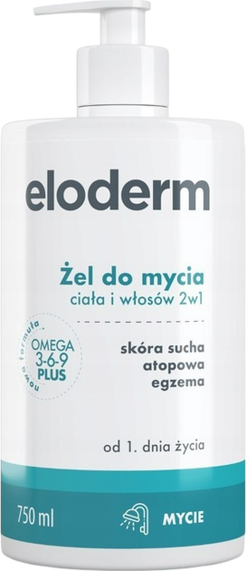 Гель для миття тіла i волосся Eloderm 2 in 1 From Day 1 of Life 750 мл (5903060629004) - зображення 1