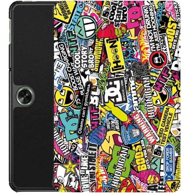 Чохол для Oppo Pad SE 11" Multicolored Inscriptions (68631) - Фото 1 Чохол для Oppo Pad SE 11" Multicolored Inscriptions (68631) - зображення 1