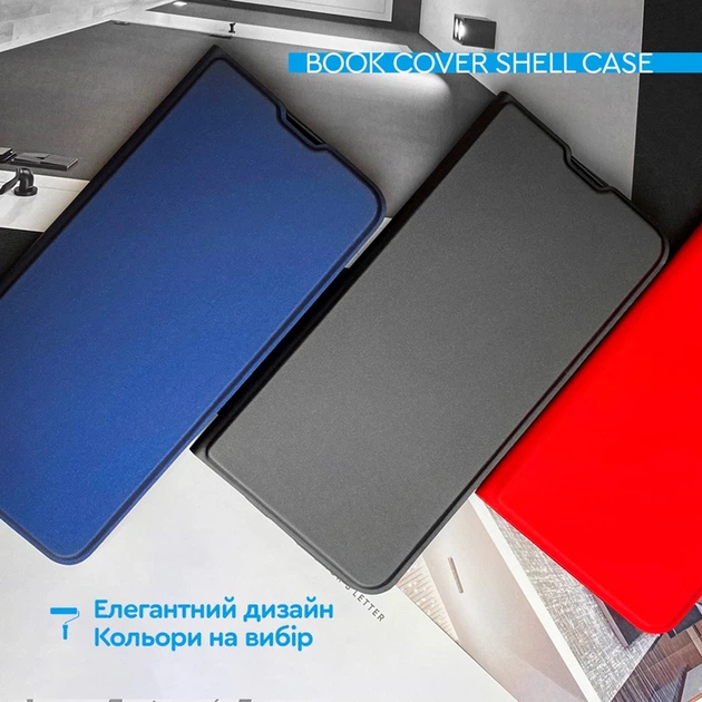 Чехол-книжка для смартфона Samsung Galaxy A07 (A075) Gelius Book Shell Case Dark Green (2099901013248) - Фото 8 Чехол-книжка для смартфона Samsung Galaxy A07 (A075) Gelius Book Shell Case Dark Green (2099901013248) - изображение 8