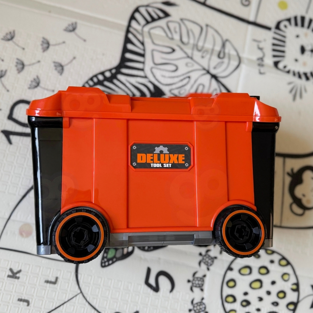 Мобільна скриня для інструментів дитяча Woopie 2 в 1 65 елементів (5906280653545) - зображення 7