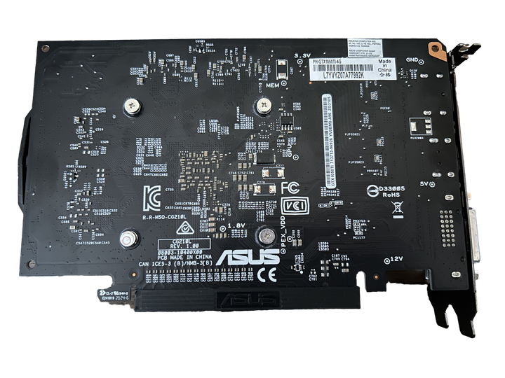 Видеокарта Asus GeForce GTX 1050 Ti Phoenix 4GB GDDR5 (PG-GTX1050TI-4G) Б/У - изображение 4