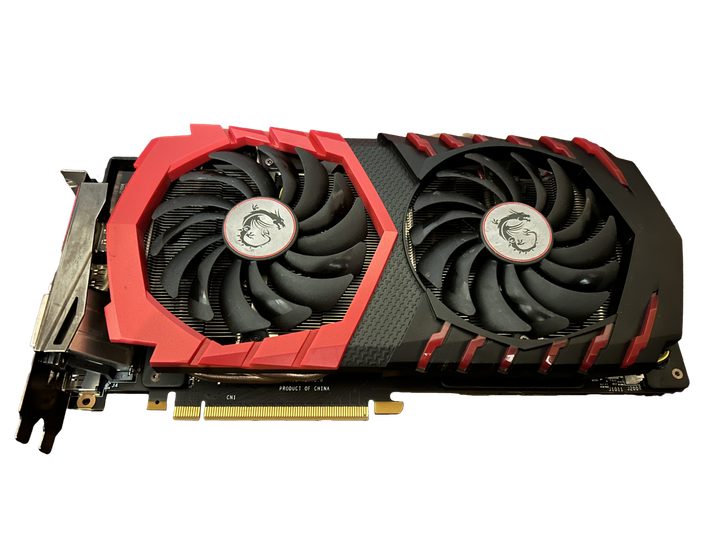 Видеокарта MSI GeForce GTX 1060 Gaming X 6GB GDDR5 (GeForce GTX 1060 GAMING X 6G) Б/У - Фото 1 Видеокарта MSI GeForce GTX 1060 Gaming X 6GB GDDR5 (GeForce GTX 1060 GAMING X 6G) Б/У - изображение 1