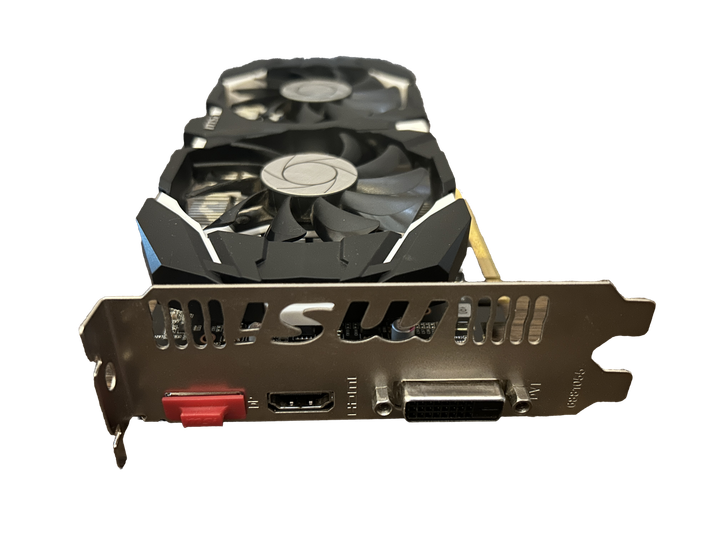 Видеокарта MSI GTX 1050 2GB GDDR5 (GeForce GTX 1050 2GT OC) Б/B - Б/У - изображение 3
