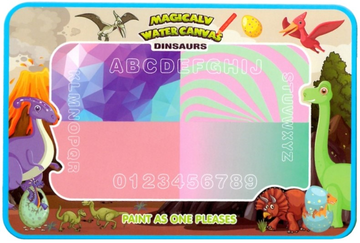 Килимок для малювання водою Woopie XXL Печатки Цифри 100 x 80 см (5906280653439) - зображення 4