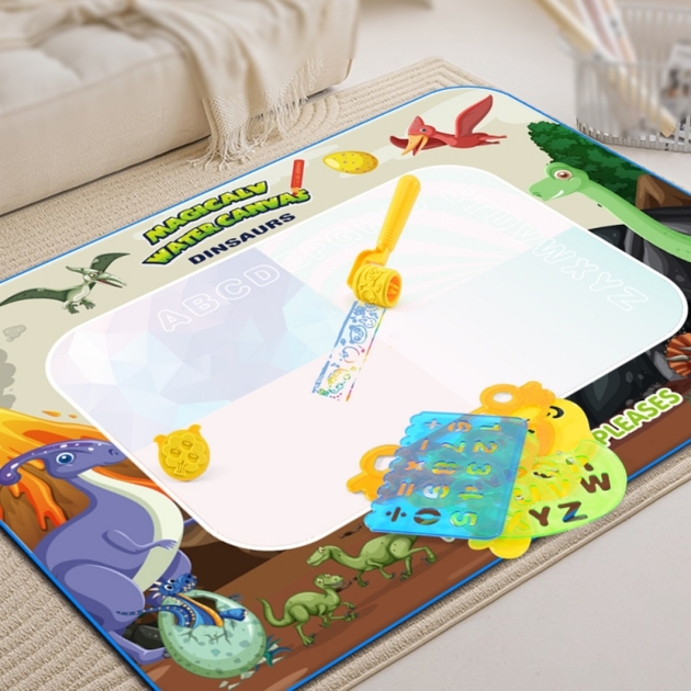 Килимок для малювання водою Woopie XXL Печатки Цифри 100 x 80 см (5906280653439) - зображення 12