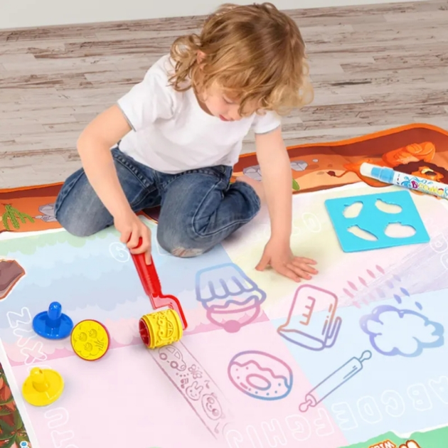 Килимок для малювання водою Woopie XXL Печатки Цифри 100 x 80 см (5906280653439) - зображення 14