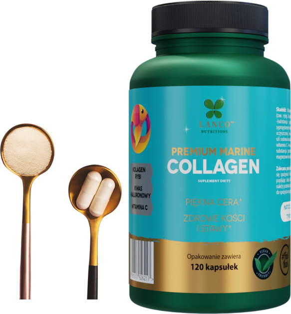 Suplement diety Lanco Nutritions Collagen Premium Marine 120 kapsułek (5905317626217) - obraz 2