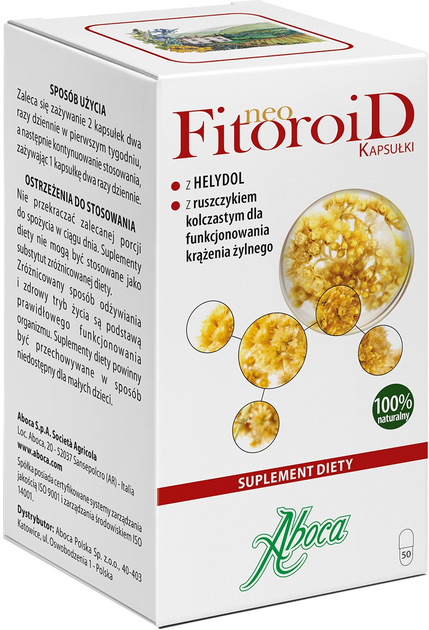 Дієтична добавка Aboca NeoFitoroid 50 капсул (8032472010166) - зображення 1