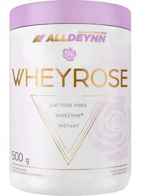 Протеїновий коктейль SFD Alldeynn Wheyrose Смак полуничний 500 г (5902837747866) - зображення 1