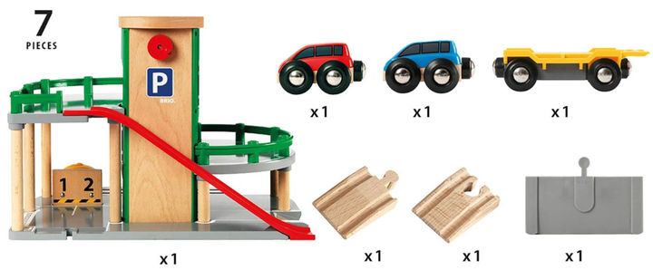 Аксесуари до залізниці Brio 33204 Trains Паркінг (7312350332049) - зображення 3