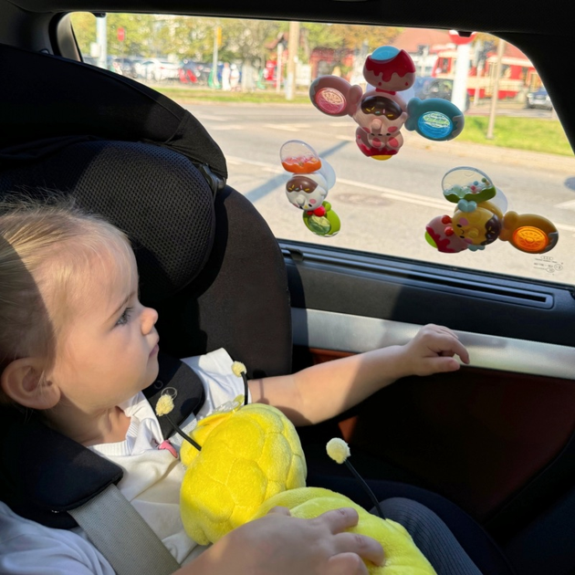 Сенсорна іграшка спінер Woopie Baby Бджола - Курча - Кролик знімні 47962 (5904326947962) - зображення 9