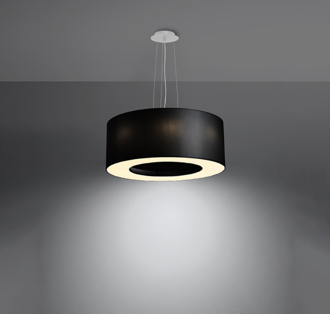 Світильник підвісний Sollux SATURNO 50 чорний SL.0748 - изображение 3
