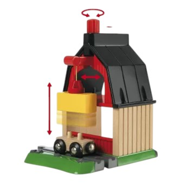 Аксесуари до залізниці Brio 33719 Trains Набір ферма (7312350337198) - зображення 5