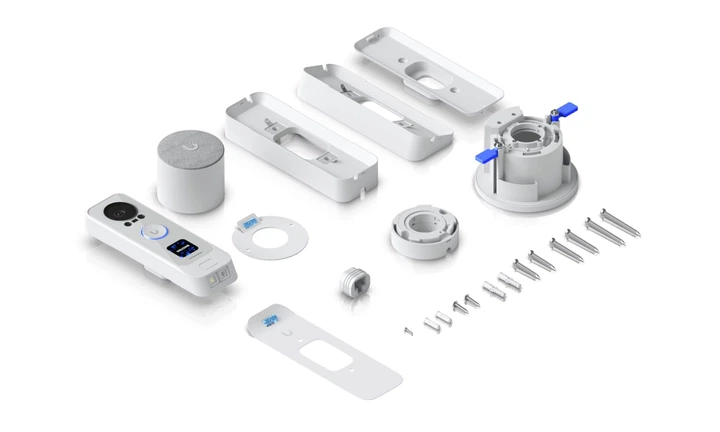 Комплект Ubiquiti UniFi Protect G4 Doorbell Professional PoE Kit-White (UVC-G4 Doorbell Pro PoE Kit-White) (домофон + дзвінок) - Фото 2 Комплект Ubiquiti UniFi Protect G4 Doorbell Professional PoE Kit-White (UVC-G4 Doorbell Pro PoE Kit-White) (домофон + дзвінок) - зображення 2