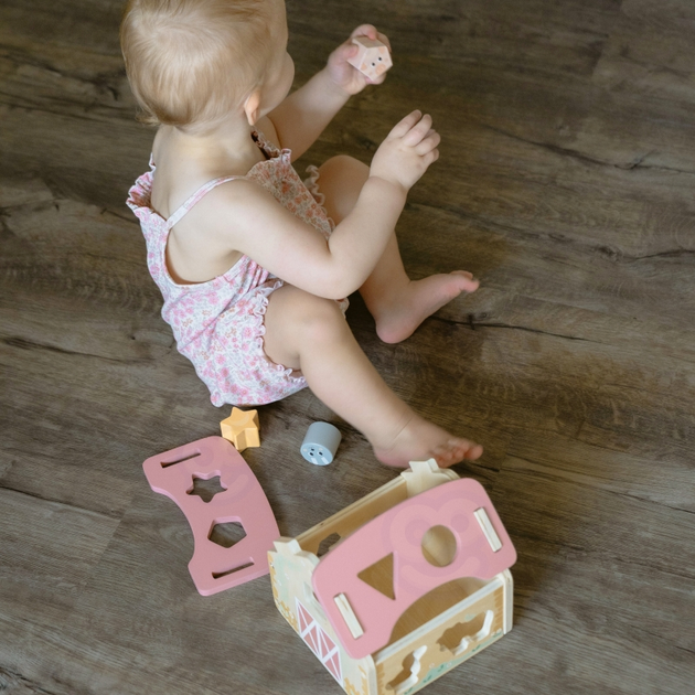 Дерев'яний сортер Woopie GREEN Ферма 13 елементів (5906280653514) - зображення 11