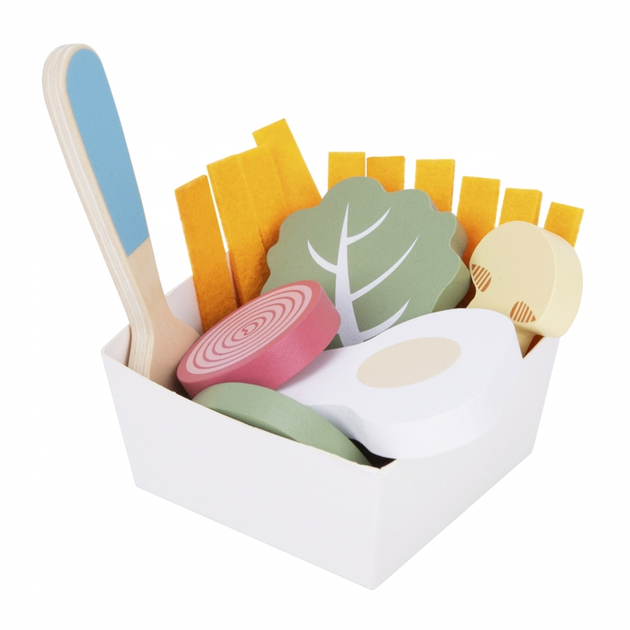 Drewniany zestaw śniadaniowy i restauracja Woopie GREEN Zabawa w zamawianie z tacą i akcesoriami (5906280653477) - obraz 6