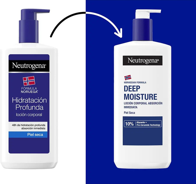 Balsam do ciała Neutrogena Hidratacion Profunda nawilżający 750 ml x 2 (3574661785837) - obraz 2