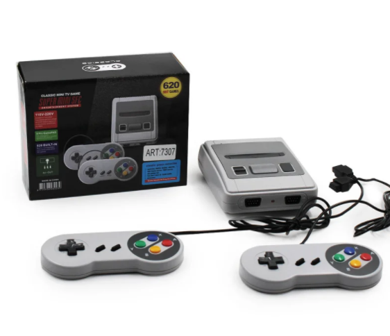 Ігрова приставка MINI GAME Super Mini SFC 620 з джойстиками - Фото 1 Ігрова приставка MINI GAME Super Mini SFC 620 з джойстиками - изображение 1