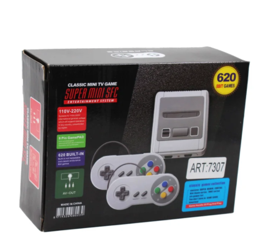 Ігрова приставка MINI GAME Super Mini SFC 620 з джойстиками - Фото 3 Ігрова приставка MINI GAME Super Mini SFC 620 з джойстиками - изображение 3