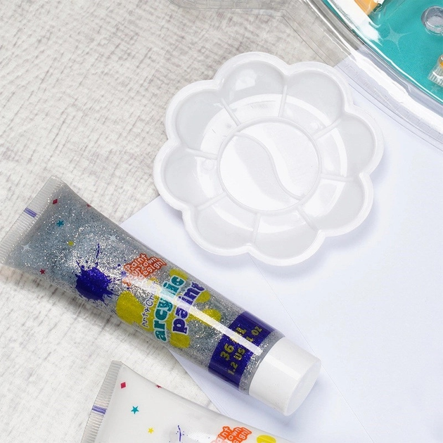 Набір акрилових фарб Free & Easy з палітрою 18 х 36 мл (8720573225359) - зображення 6