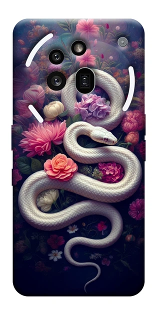 Чохол Flower snake для Nothing Phone (3a) Pro - Фото 1 Чохол Flower snake для Nothing Phone (3a) Pro - зображення 1