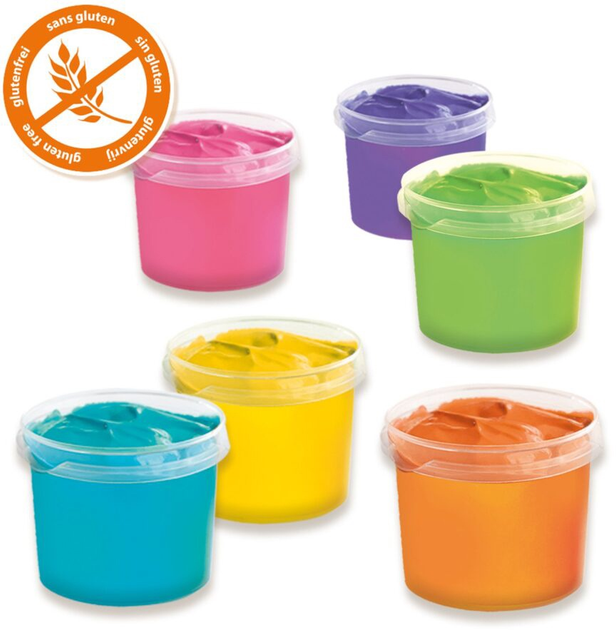 Набір SES Fingerpaint Mega Set 6 кольорів 00393 (8710341003937) - зображення 4