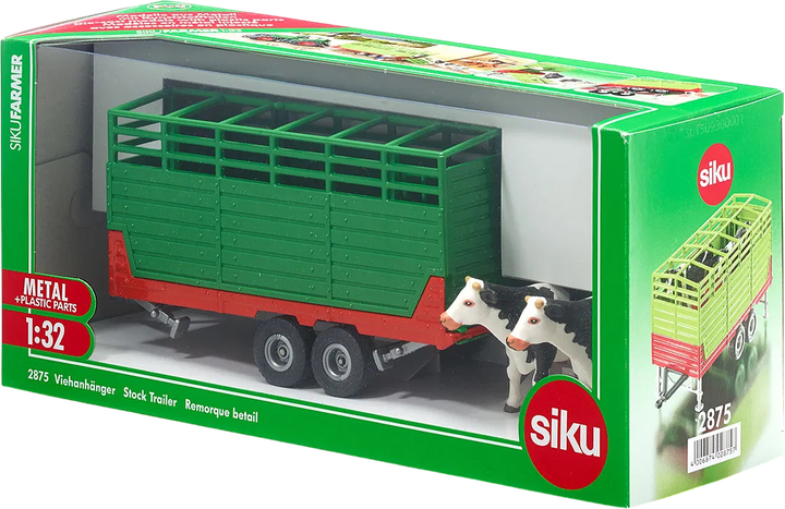 Модель причепа Siku для перевезення великої рогатої худоби 2875 (400687402875) - зображення 1