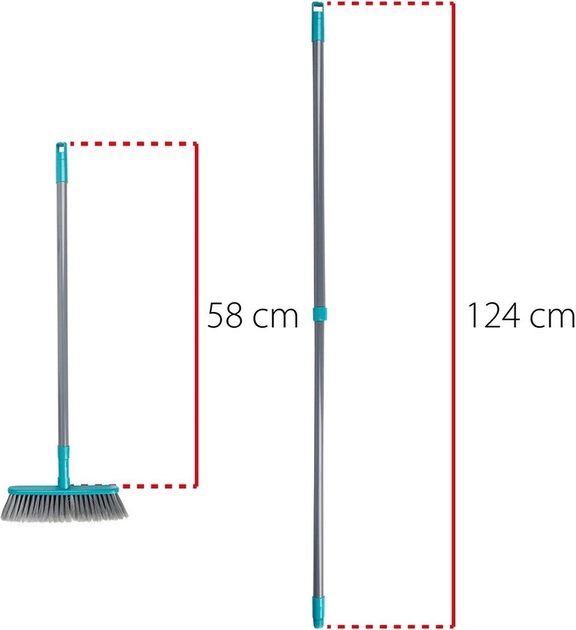 Zestaw do sprzątania Ultra Clean zmiotka, szufelka, mop, szczotka i kij (8720573427531) - obraz 3