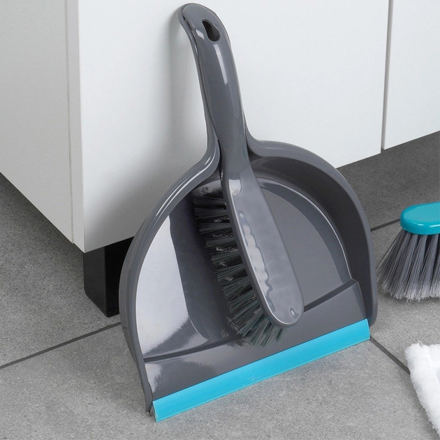 Zestaw do sprzątania Ultra Clean zmiotka, szufelka, mop, szczotka i kij (8720573427531) - obraz 9