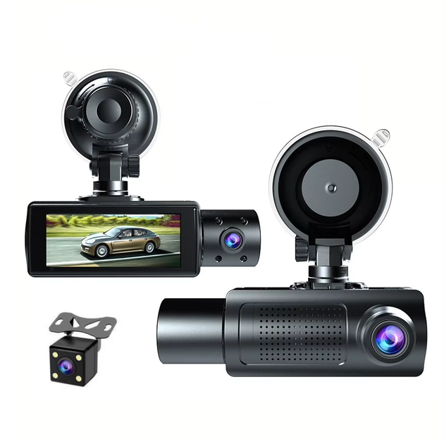Автомобільний відеореєстратор D-310 (2 камери) Wi-Fi Full HD HDSYR_1599 - зображення 3