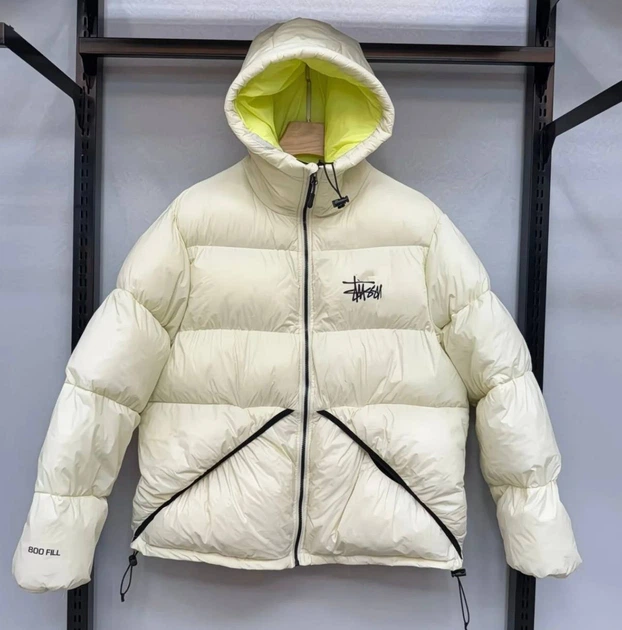 Пуховик Stussy, Куртка Стусси. Зимняя куртка Stussy дутый пуховик
