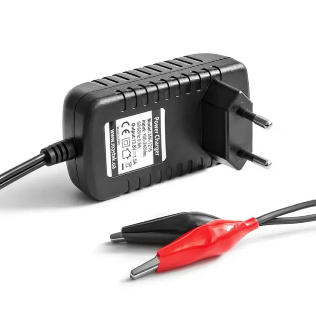 Зарядне MASTAK MK-1215 для свинцово-кисплотных WET, MF, AGM и GEL акк. 12V - 1,5A Автоматичне 3 этапа - изображение 2