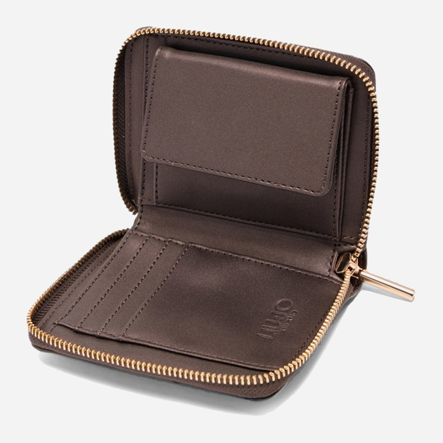 Гаманець жіночий зі штучної шкіри Liu Jo AF5156E0027 04877 Темно-коричневий (800070345661) - зображення 3