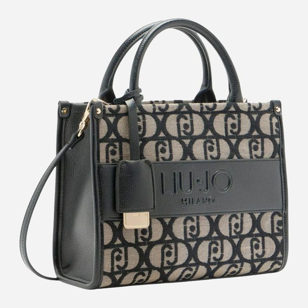 Torebka crossbody damska materiałowa mała Liu Jo AF5192T3152 22222 Czarna (800070345644) - obraz 3