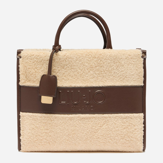 Torebka crossbody damska materiałowa mała Liu Jo AF5206E0692 90912 Beżowa (800070345654) - obraz 1