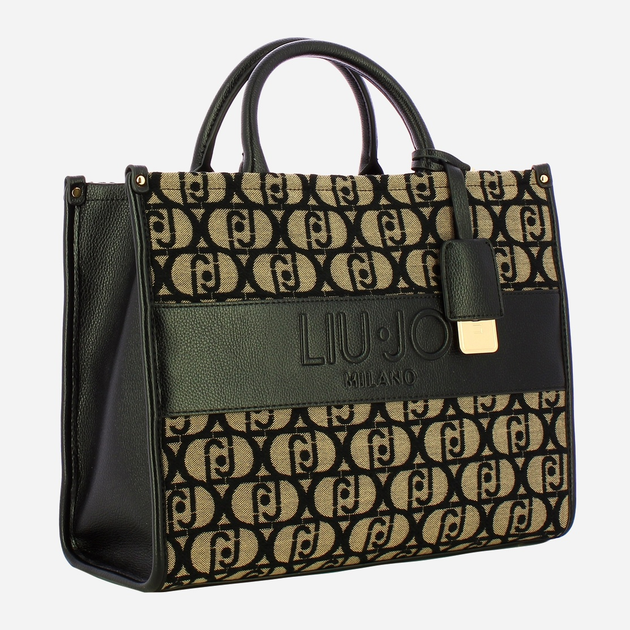 Сумка крос-боді через плече жіноча зі штучної шкіри середня Liu Jo AF5206T3152 22222 Чорна (800070345652) - зображення 3