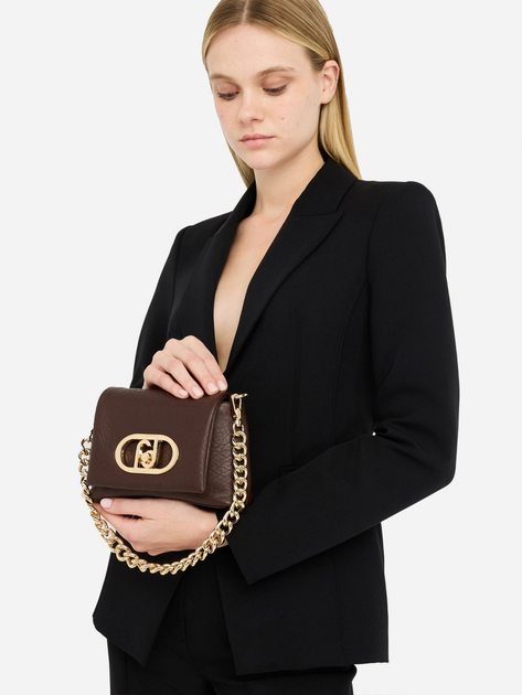 Torebka damska mała z łańcuszkiem Liu Jo AF5269E0161 90912 Ciemnobrązowa (800070345591) - obraz 2