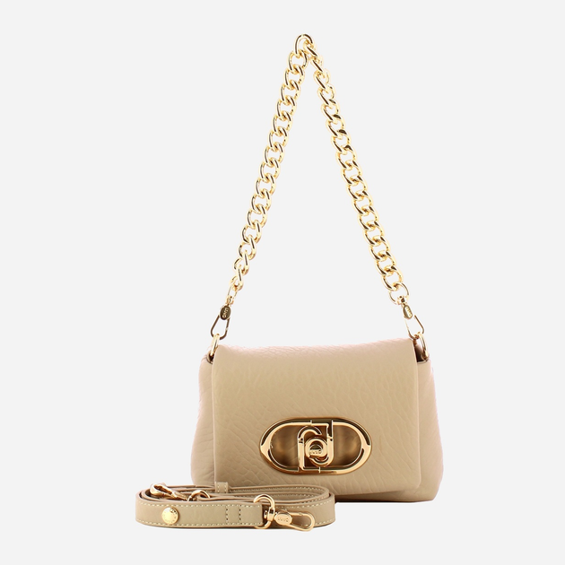 Torebka damska mała z łańcuszkiem Liu Jo AF5269E0161 51308 Beżowa (800070345589) - obraz 3