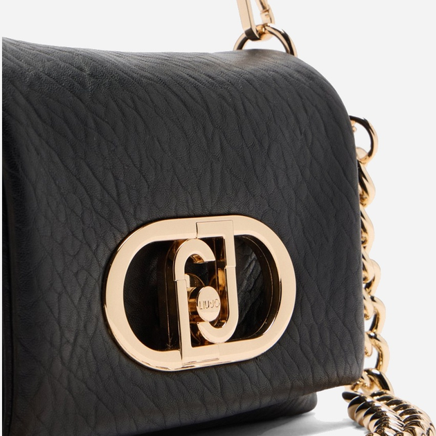 Torebka damska mała z łańcuszkiem Liu Jo AF5269E0161 22222 Czarna (800070345588) - obraz 5