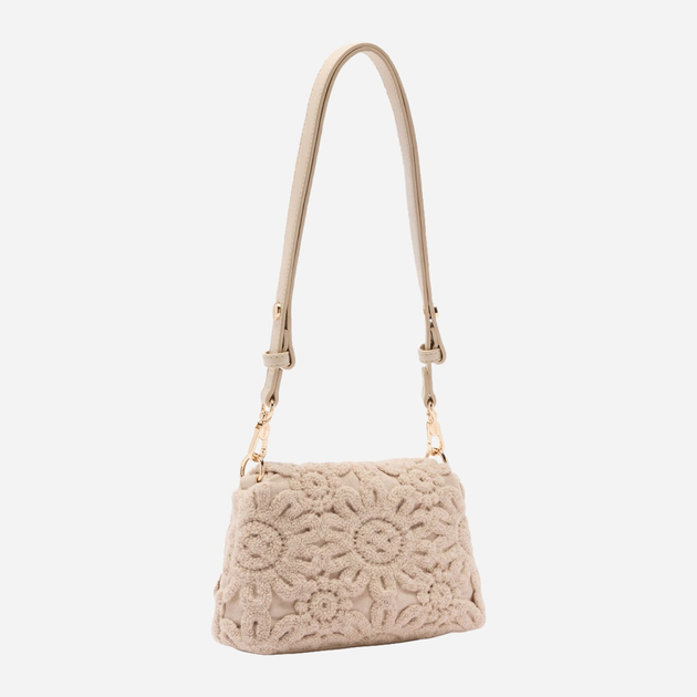 Сумка крос-боді через плече жіноча тканинна маленька Liu Jo AF5269J0417 30002 Бежева (800070345594) - зображення 3