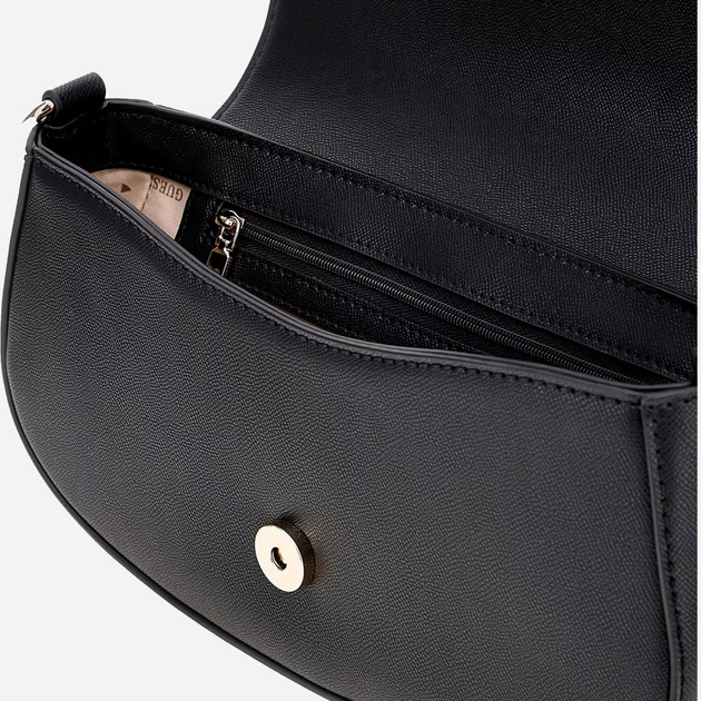 Torebka crossbody damska mała Guess Mimina HWBG8015200 Czarna (800070344387) - obraz 4