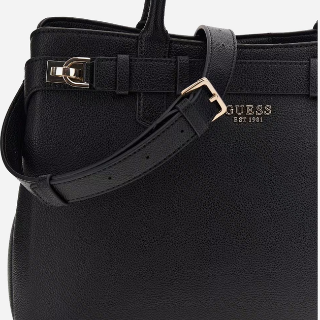Torebka crossbody damska Guess Gregoria HWBG8546060 Czarna (800070344390) - obraz 4